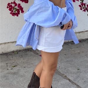 vintage white shorts